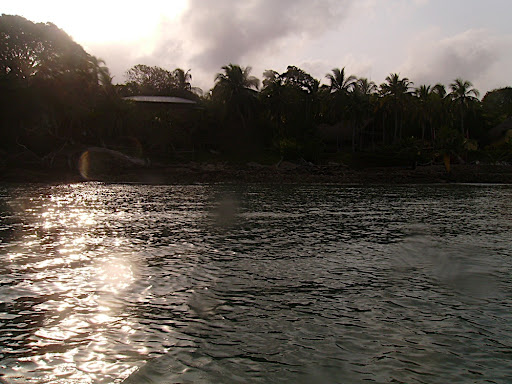 The resort as seen from the wate