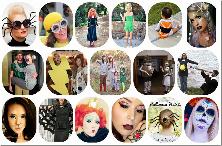 hallooween costumes collage hallooween costumes collage