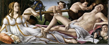 Marte e Vénus, Botticelli
