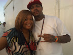 Sunny Anderson with DJ Paul Sunny Anderson with DJ Paul