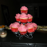 Cupcakes I contributed to my friends 2010 New Years Party!
Vanilla Bean Cupcakes with White Chocolate Buttercream Icing! Yum!