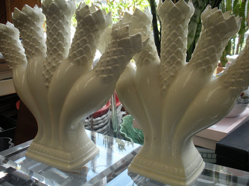 Popular in the 18th-century these finger vases are like five bud vases in one. What a simple way to make the most of a few stems.