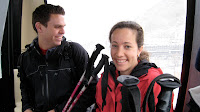 Brad and Jax on their first ever ski trip