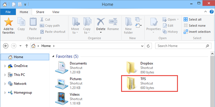 Favorite folder in Home Screen of Windows 10 (www.kunal-chowdhury.com)