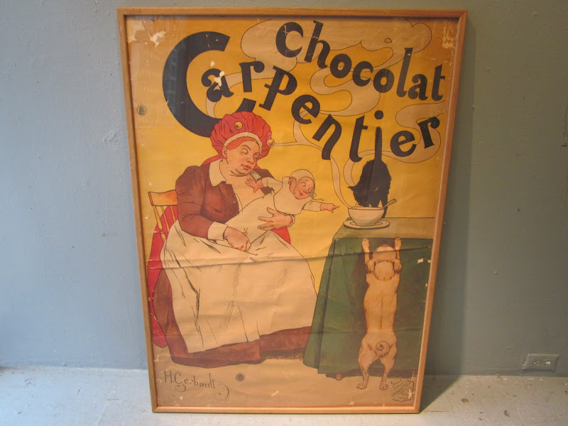 Chocolat Carpentier Vintage Poster 