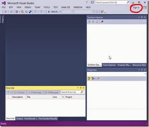 Register Visual Studio Register Visual Studio