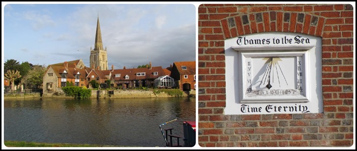 E Church and sundial E Church and sundial
