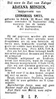 Monden, Adriana Bidprentje tekst.jpg