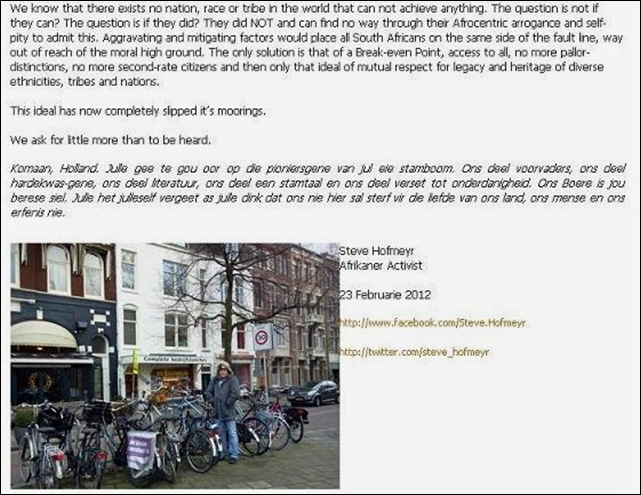 HOFMEYR STEVE BRIEF PAG2 AAN HOLLAND FEB 272 012
