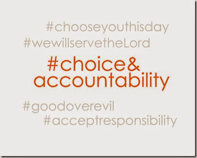 Values hashtag Choice&Accountability