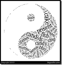 Use word clouds as a way to review what your children know about a topic.  Ask them to brainstorm twenty words on a set topic and make those words into a word cloud using Wordle or Tagxedo