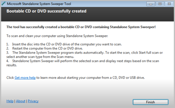 Microsoft Standalone System Sweeper: Removes Malware and fixes Windows