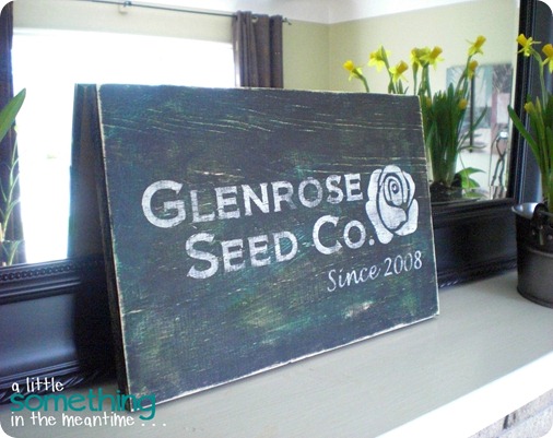 Glenrose Seed Co Sign 