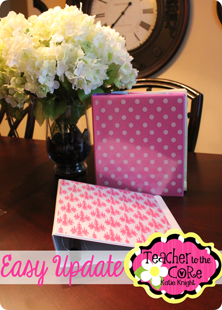 Making Life Pretty-  Updating Plain Old Folders into Fabulous Folders