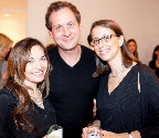 Event designers Holly Greenwald and Matthew Robbins (http://matthewrobbinsdesign.com/) and Amanda Allen of registry site NewlyWish (http://www.newlywish.com/).
