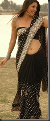 boomika-in-black saree