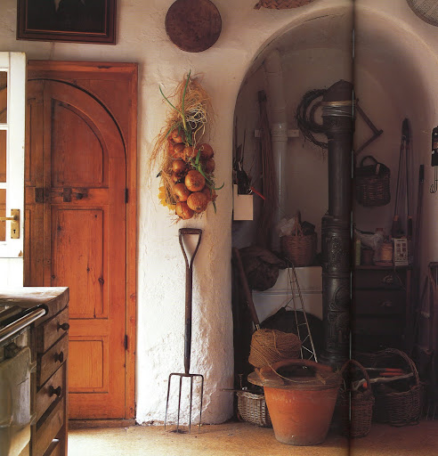 This magical moment is part of The Clock House, an historical building owned by an importer of Indian clothes and throws.