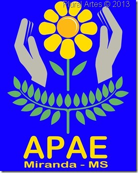 Logo APAE - Fundo Blue