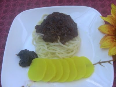 cách làm món chay mì tương hàn quốc quán cơm chay - ăn cháy ái hữu hội quán