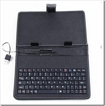 Maxtouch 7 inch tablet PC keyboard and pouch
