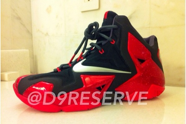 Another Look at Nike LeBron XI Classic Black and Red