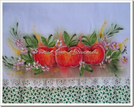 Pintura de maçãs Pintura de maçãs