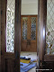 French doors with custom copper beveled diamond