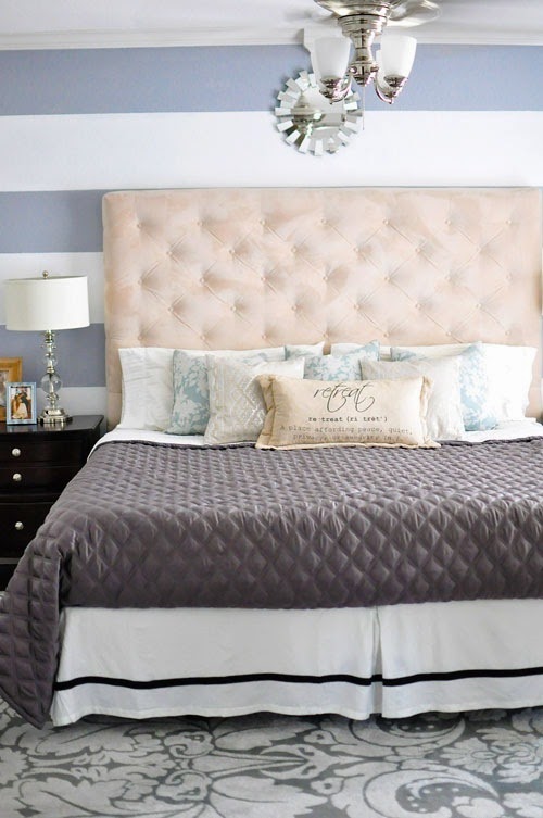 Budget master bedroom makeover via MonicaWantsIt.com #diy #home Budget master bedroom makeover via MonicaWantsIt.com #diy #home