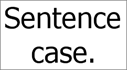 c0 Sentence Case