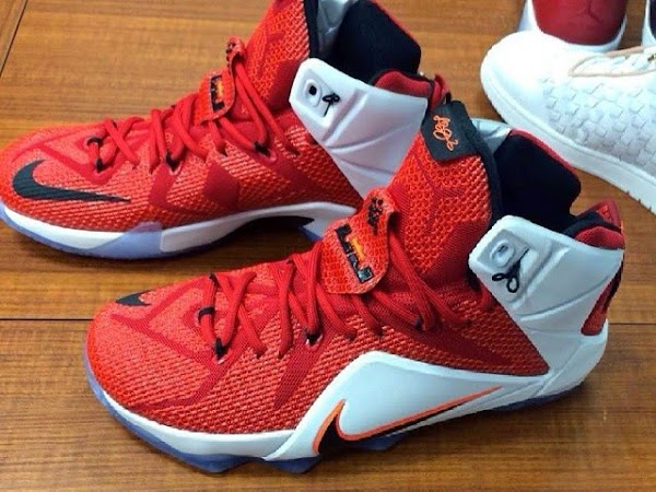 Nike LeBron 12 Red amp White 8220Lion Heart8221 Release Date