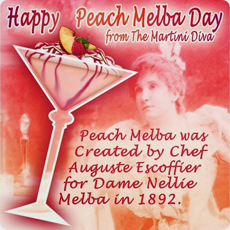 peach melba day