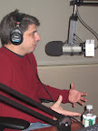 Chef Joey Campanaro of The Little Owl, explaining his butter bean recipe to a caller.