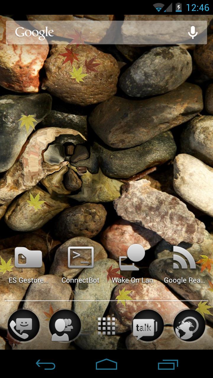 Android application Waterize Live Wallpaper screenshort
