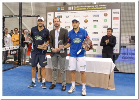 Los n&uacute;meros uno del circuito bwin Padel Pro Tour derrotaron a Lima-Mieres, y levantaron su duod&eacute;cimo t&iacute;tulo de la temporada en Vitoria.