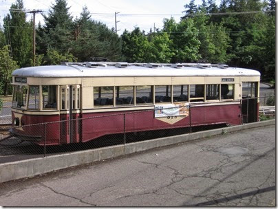 IMG_3181 Portland Traction Company Brill Broadway Car #813 in Lake Oswego, Oregon on August 31, 2008