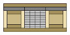airport (escalators up), 2004, digital c-print on sintra panel, 10 x 20 in.