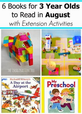 August Book Picks for 2 and 3 Year Olds with Extension Activities August Book Picks for 2 and 3 Year Olds with Extension Activities