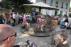 Leuke draaimolen op het Loirefestival.
