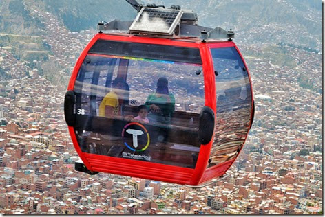 Mi Teleférico (2014): servicio de transporte aéreo por cable (La Paz) - Bolivia informa Transporte en La Paz