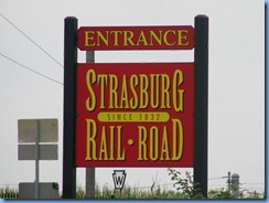 1719 Pennsylvania - Strasburg, PA - Strasburg Rail Road  sign