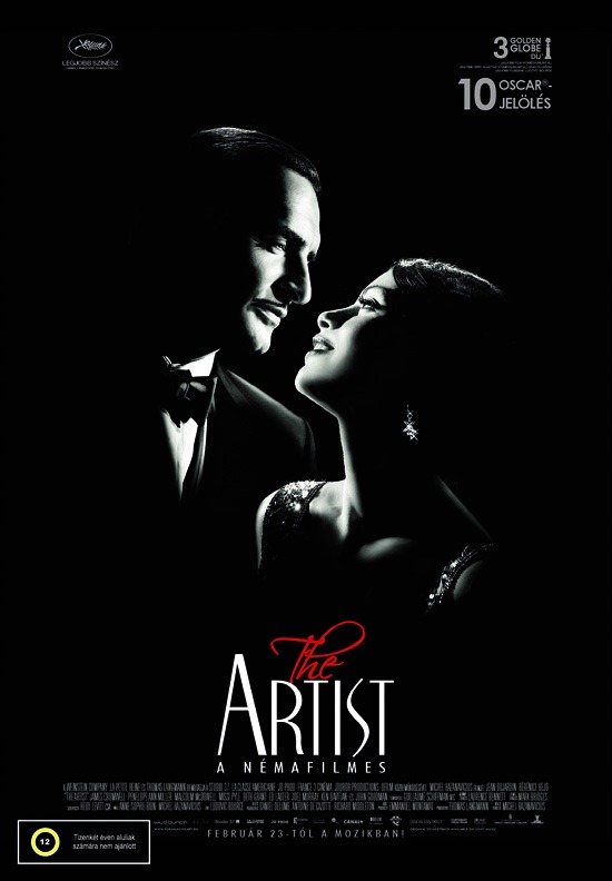 The Artist - A némafilmes magyar plakát