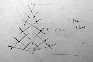 Christmas tree sketch