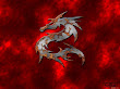 Dragon Background Red