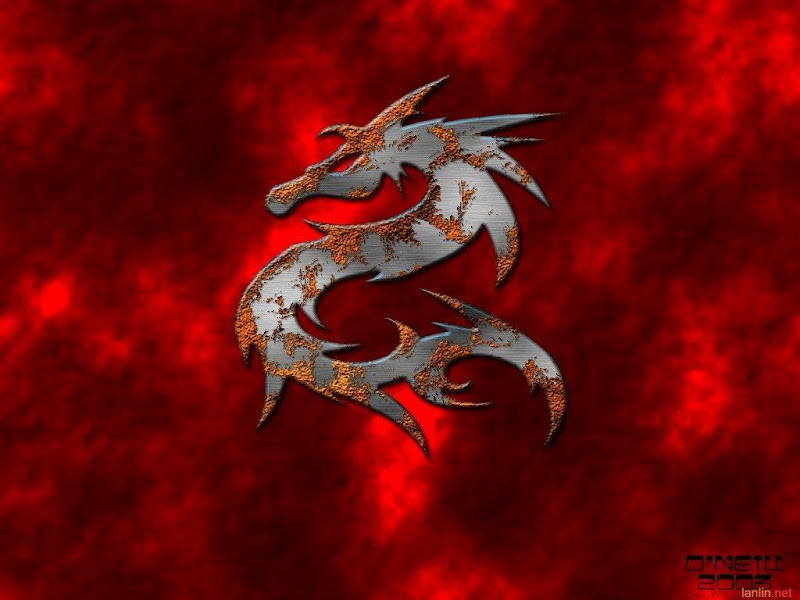 Dragon Background Red, Dragons