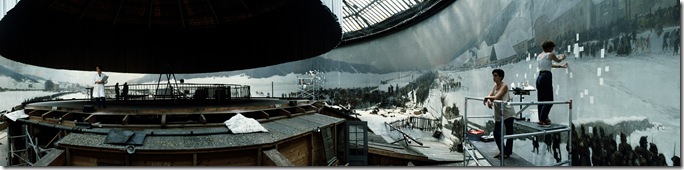 Jeff Wall (Canadian, born 1946)
Restoration, 1993
Silver dye bleach transparency in light box
46 7/8 x 16 ft. 7/8" (119 x 490 cm)
The Museum of Modern Art, New York. Acquired through the Mary Joy Thomson Legacy
? 2006 Jeff Wall

