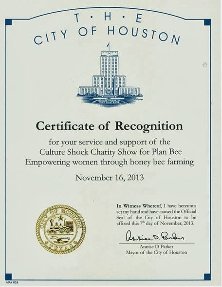 City of Houston Certificate to Students City of Houston Certificate to Students