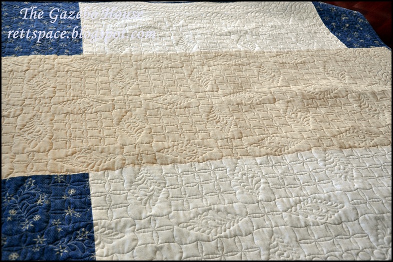 Indigo Satrs quilt 012