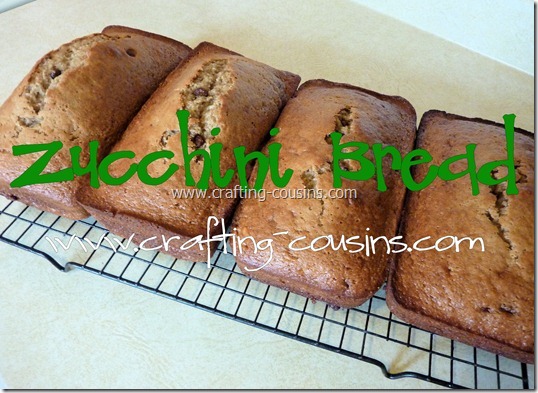Zucchini bread- This recipe is low fat, low sugar, and really yummy