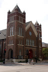 First Prespyterian Church on South Seventh Street. You can see the Lincoln pew here, but it's not the building that the Lincoln family attended.