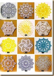 crochet squares edges circles